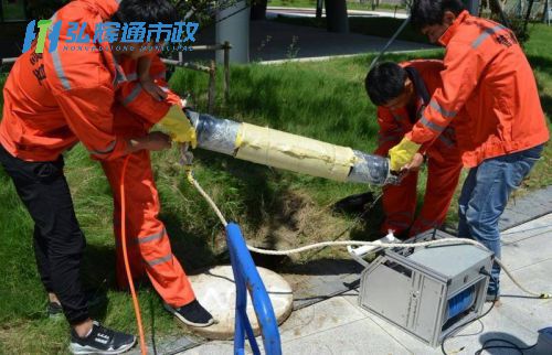 大丰市管道修复现场