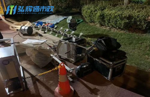 大丰市管道修复现场